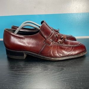 Florsheim slip on leather loafers